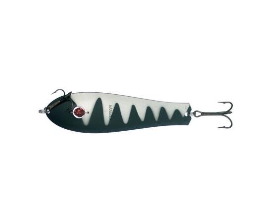 Блесна колебающаяся KUUSAMO PROFESSOR 1 Pearl 115/27 BL/N-R, фото 