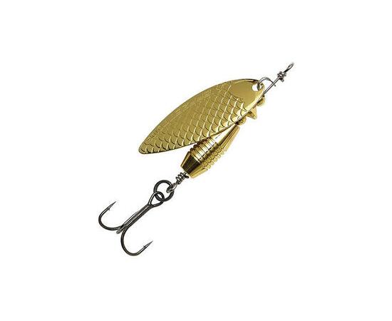Блесна вращающаяся DAM FZ Fast Water Spinner #4 14g S Gold, фото 