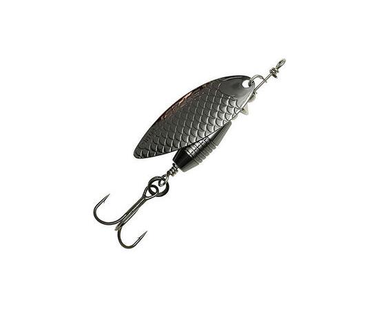 Блесна вращающаяся DAM FZ Fast Water Spinner #4 14g S Gunsmoke, фото 