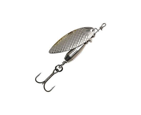 Блесна вращающаяся DAM FZ Fast Water Spinner #4 14g S Silver, фото 