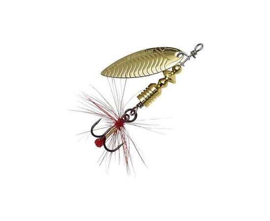 Блесна вращающаяся DAM FZ UV Spinner #1 3g S Gold, фото 