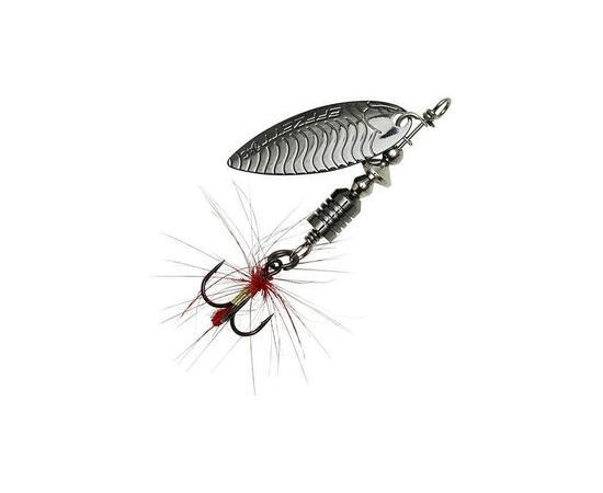 Блесна вращающаяся DAM FZ UV Spinner #2 4g S Grun Smoke, фото 