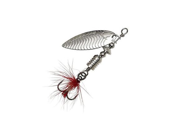 Блесна вращающаяся DAM FZ UV Spinner #4 10g S Silver, фото 