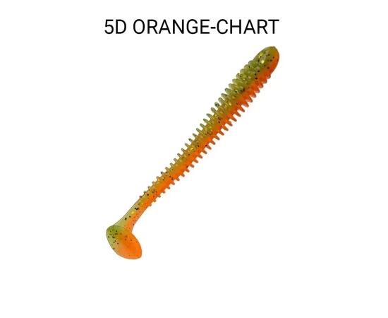 Мягкая приманка CRAZY FISH Vibro Worm 4.5'' 77-115-5d-6, фото 