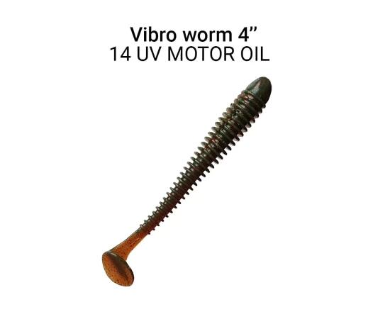 Мягкая приманка CRAZY FISH Vibro Worm 4'' 75-100-14-6, фото 