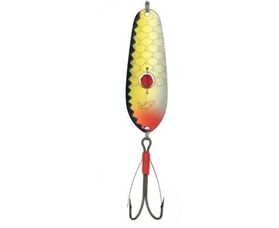 Блесна колебающаяся KUUSAMO RASANEN Pearl Weedless 70/20 BL/Ye-S, фото 