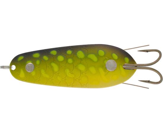 Блесна колебающаяся KUUSAMO RASANEN Weedless 70/10 Ye/G/GR-B UV, фото 