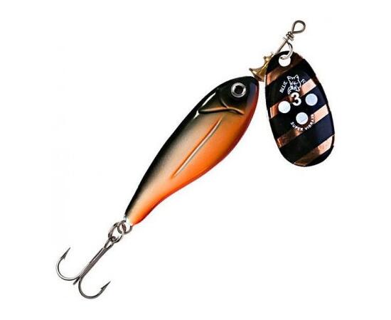 Блесна вращающаяся BLUE FOX Minnow Super Vibrax 2, CB, Цвет: CB, Вес гр: 9, фото 