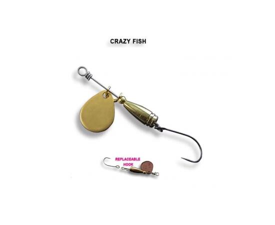 Блесна вращающаяся Crazy Fish Spinner BEAGLE-2,1g #1, фото 
