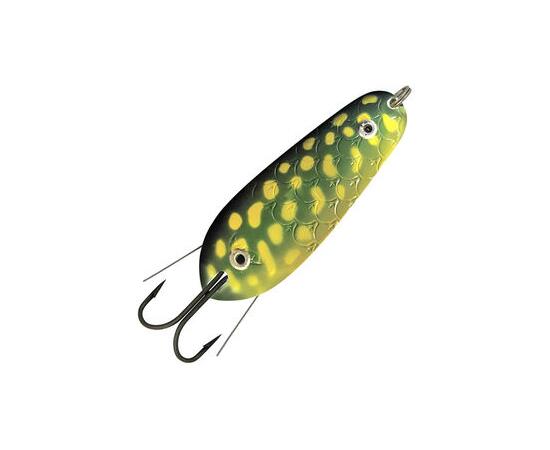 Блесна колебающаяся KUUSAMO RASANEN Weedless 70/10 Ye/GR-C UV , фото 
