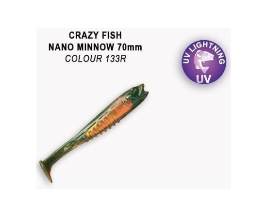 Мягкая приманка CRAZY FISH Nano Minnow 2.8" 53-70-133R-7, фото 