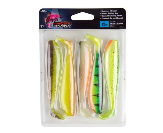 Виброхвост FOX RAGE Zander Pro 14см Mixed UV Colour 5шт блистер, фото 