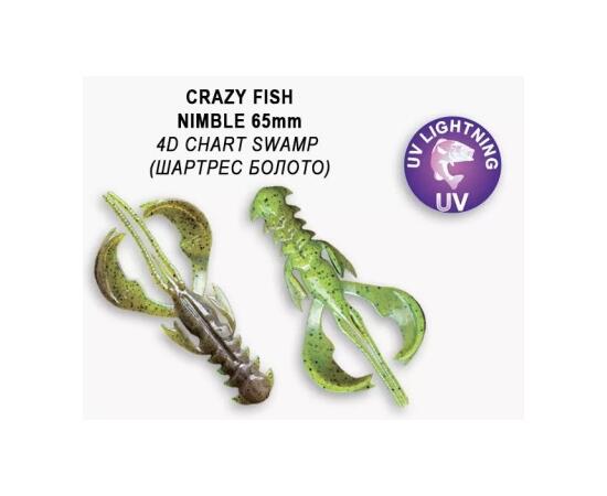 Мягкая приманка CRAZY FISH Nimble 2.5" 44-65-4d-6, фото 