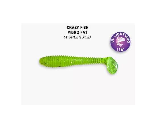 Мягкая приманка CRAZY FISH Vibro fat 2.7" 1-71-54-6, фото 