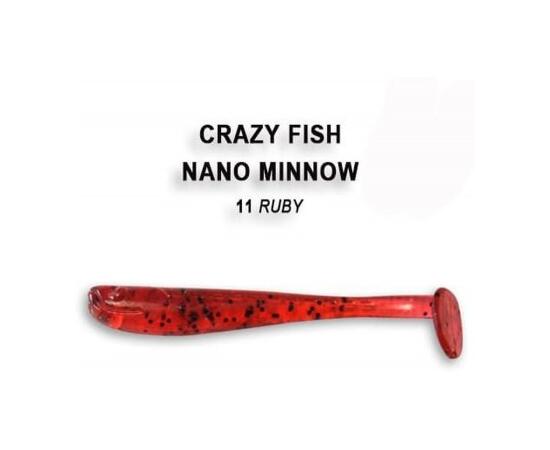 Мягкая приманка CRAZY FISH Nano Minnow 1.6" 6-40-11-6, фото 