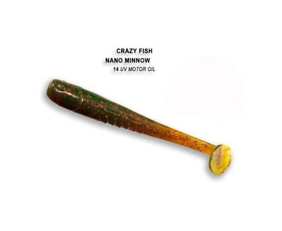 Мягкая приманка CRAZY FISH Nano Minnow 2.2" 22-55-14-6, фото 