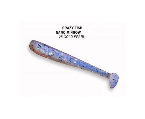 Мягкая приманка CRAZY FISH Nano Minnow 2.2" 22-55-25-6, фото 