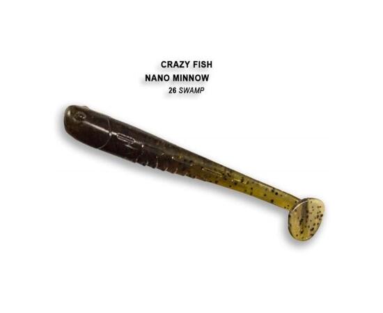 Мягкая приманка CRAZY FISH Nano Minnow 2.2" 22-55-26-6, фото 