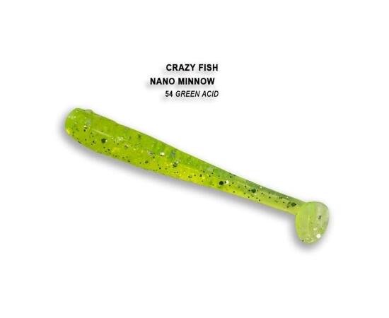Мягкая приманка CRAZY FISH Nano Minnow 2.2" 22-55-54-6, фото 