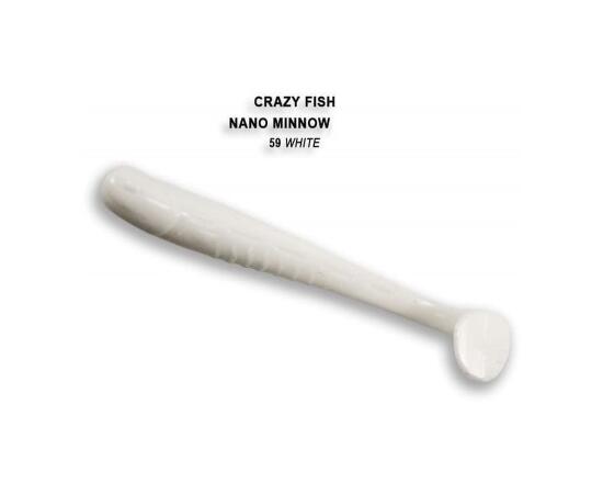 Мягкая приманка CRAZY FISH Nano Minnow 2.2" 22-55-59-6, фото 