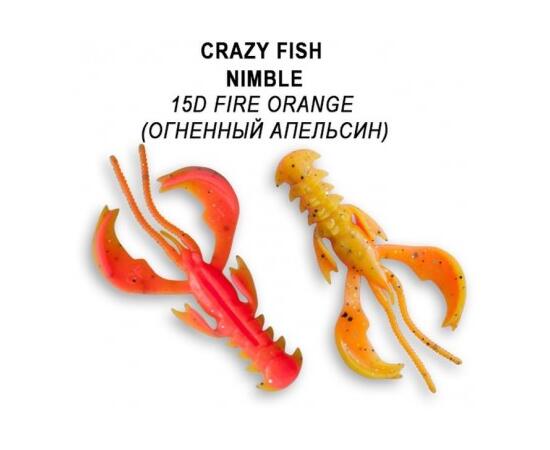 Мягкая приманка CRAZY FISH Nimble 1.6" 49-40-15d-6, фото 