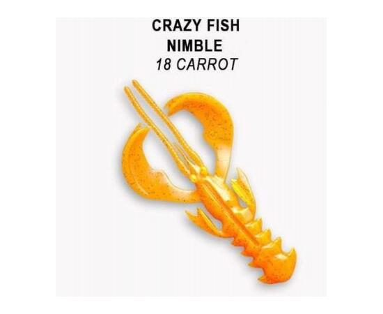 Мягкая приманка CRAZY FISH Nimble 1.6" 49-40-18-6, фото 
