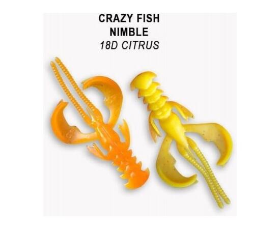 Мягкая приманка CRAZY FISH Nimble 2.5" 44-65-18d-6, фото 