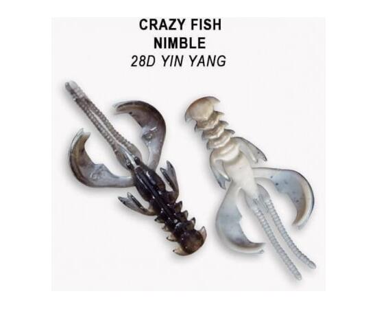 Мягкая приманка CRAZY FISH Nimble 1.6" 49-40-28d-6, фото 