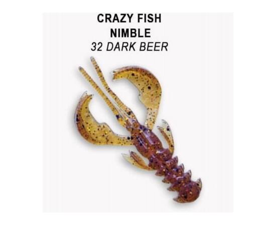 Мягкая приманка CRAZY FISH Nimble 1.6" 49-40-32-6, фото 