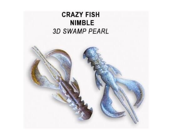 Мягкая приманка CRAZY FISH Nimble 1.6" 49-40-3d-6, фото 