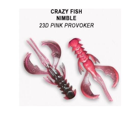 Мягкая приманка CRAZY FISH Nimble 2.5" 44-65-23d-6, фото 