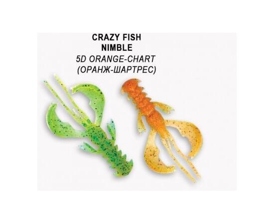 Мягкая приманка CRAZY FISH Nimble 2.5" 44-65-5d-6, фото 