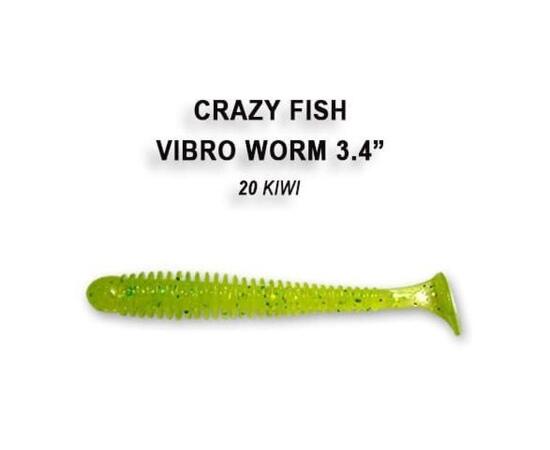 Мягкая приманка CRAZY FISH Vibro worm 2" 3-50-20-6, фото 