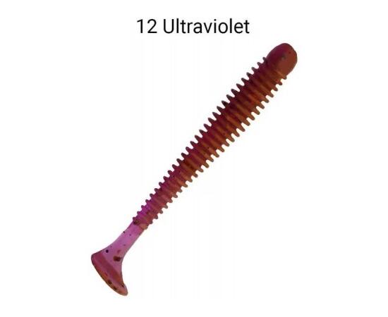 Мягкая приманка CRAZY FISH Vibro Worm 2.5'' 81-65-12-6, фото 