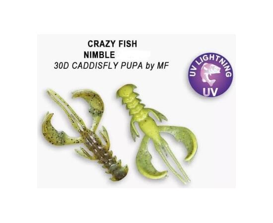 Мягкая приманка CRAZY FISH Nimble 2.5" 44-65-68-6, фото 