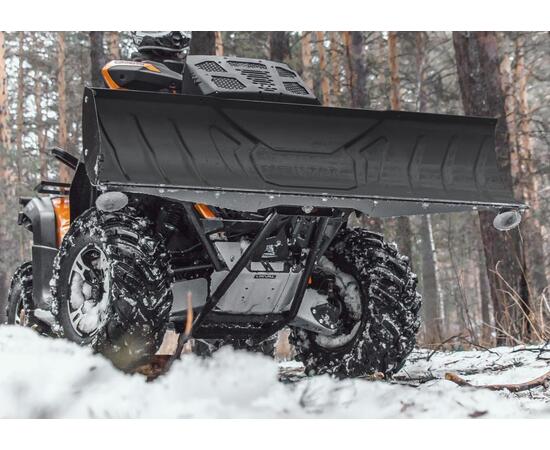 Комплект снегоотвала с быстросъемным креплением Quick2 black 137 мм для квадроцикла, фото , изображение 4