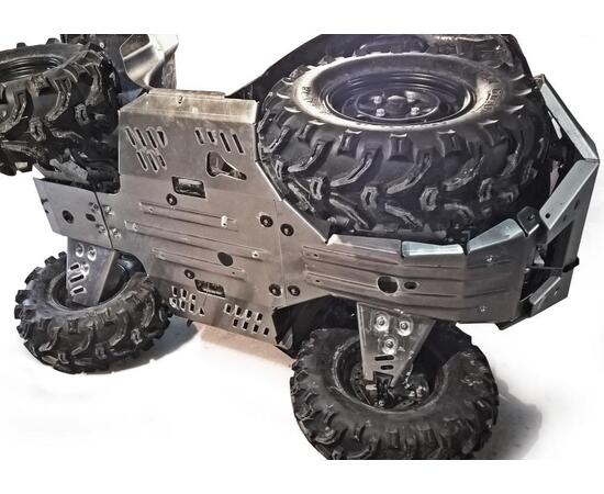 Защита днища алюминий для квадроцикла SUZUKI Kingquad LT-A750/ LT-A500 2011-2018, фото , изображение 3