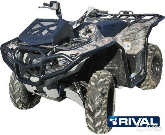 Вынос радиатора с шноркелем алюминий для квадроцикла YAMAHA Grizzly 700 2012-2015, фото 