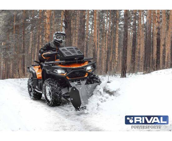 Комплект снегоотвала с быстросъемным креплением Quick2 silver 150 мм для квадроцикла, фото , изображение 4