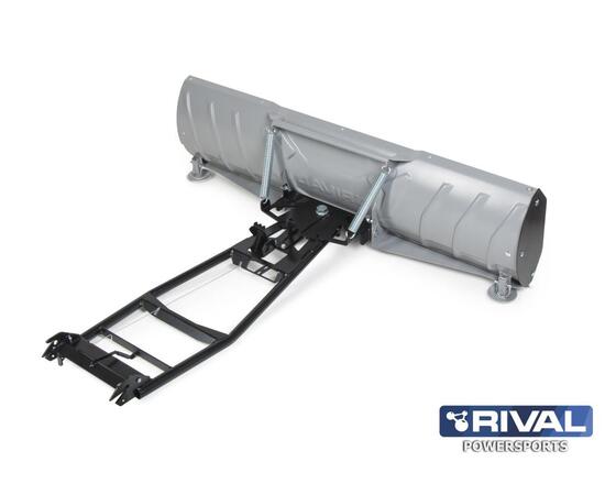 Комплект снегоотвала с быстросъемным креплением Quick2 silver 150 мм для квадроцикла, фото 
