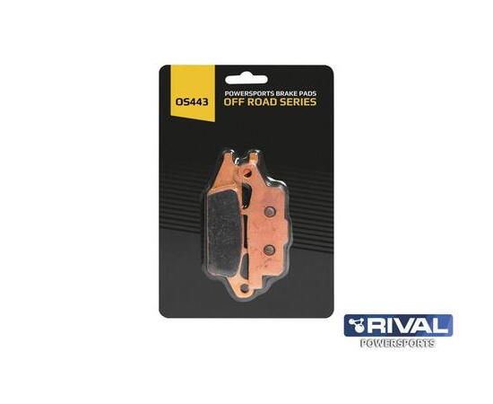 ТОРМОЗНЫЕ КОЛОДКИ ДЛЯ КВАДРОЦИКЛОВ YAMAHA (GRIZZLY 550/700) RIVAL OS443, фото 