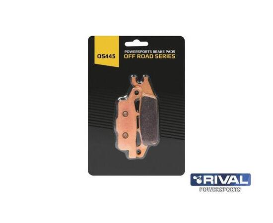 ТОРМОЗНЫЕ КОЛОДКИ ДЛЯ КВАДРОЦИКЛОВ YAMAHA (GRIZZLY 550/700) RIVAL OS445, фото 