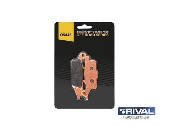 ТОРМОЗНЫЕ КОЛОДКИ ДЛЯ КВАДРОЦИКЛОВ YAMAHA (GRIZZLY 550/700) RIVAL OS446, фото 