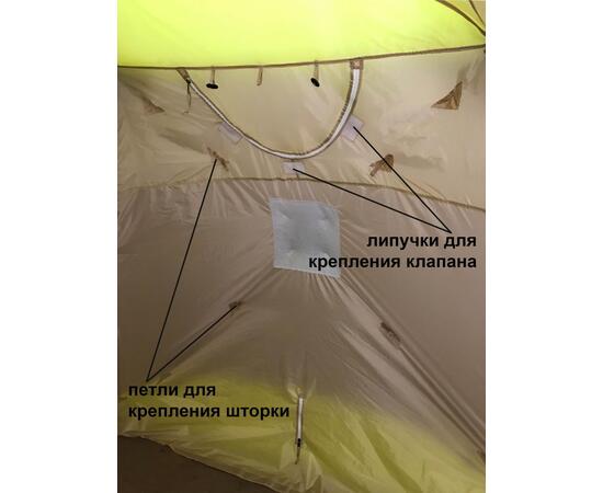 Внутренний тент легкий зимний Лотос Куб 4 188х260х210 (Зимний), фото , изображение 3