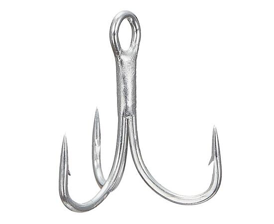 Крючки тройные Vanfook DT-58S, #1, Silver, фото 
