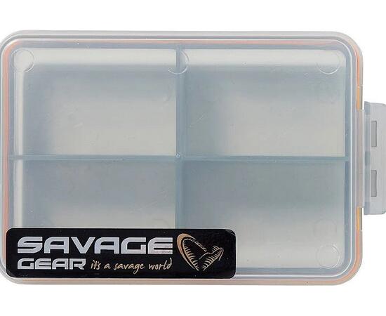 Коробка для приманок SAVAGE GEAR Pocket Box Smoke 3pcs Kit 10,5X6,8X2,6cm, фото , изображение 3