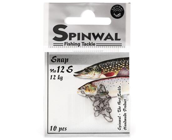Застежка Spinwal Snap size 12S 12kg 10pcs, фото , изображение 2