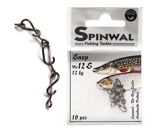 Застежка Spinwal Snap size 12S 12kg 10pcs, фото 