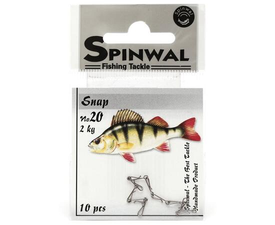 Застежка Spinwal Snap size 20 2kg 10pcs, фото , изображение 2