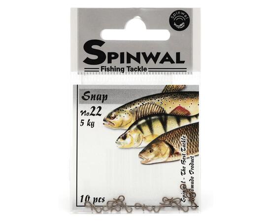 Застежка Spinwal Snap size 22 5kg 10pcs, фото , изображение 2